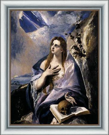 framed  GRECO, El Mary Magdalen in Penitence, Ta3123-3